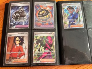Cartas Pokémon Full Art Entrenador