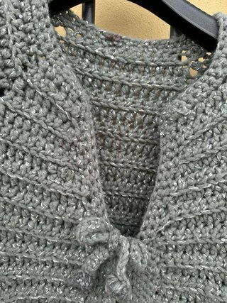 Cardigan donna fatto a mano taglia XL