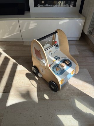Carrito Andador Madera Vertbaudet - como nuevo