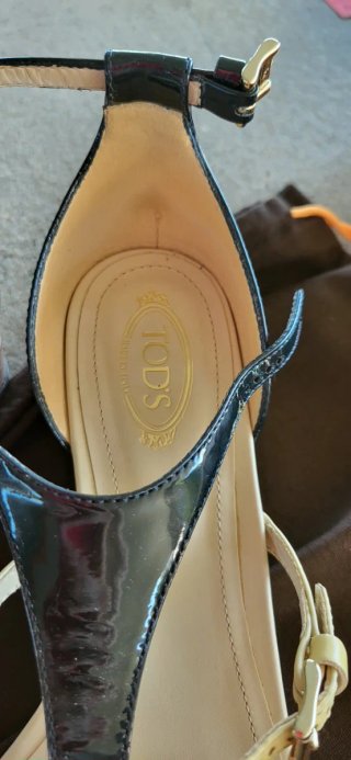Sandali Tod's Beige e Blu