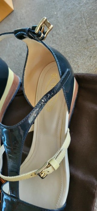 Sandali Tod's Beige e Blu