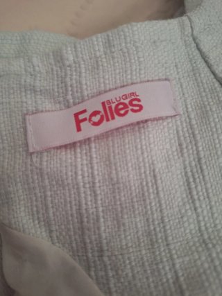 Tubino Blugirl Folies lino bianco tg. M