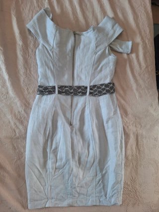 Tubino Blugirl Folies lino bianco tg. M