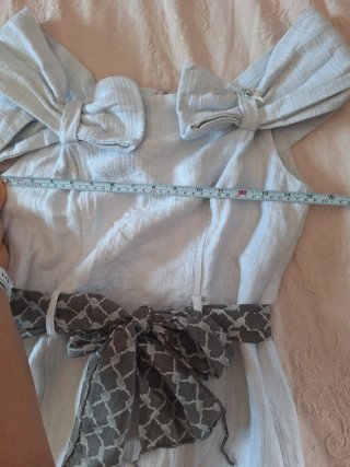 Tubino Blugirl Folies lino bianco tg. M