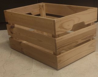 Caja de madera Ikea