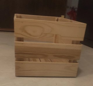 Caja de madera Ikea