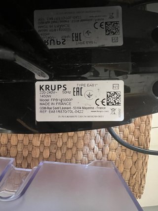Cafetera Krups Roma