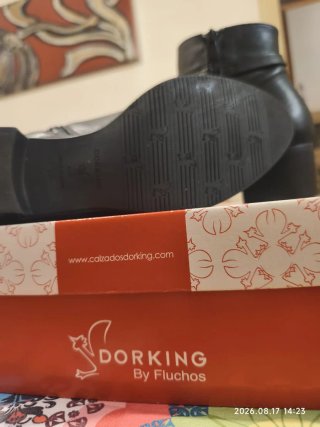 Botines Dorking Mujer Talla 37 Negros