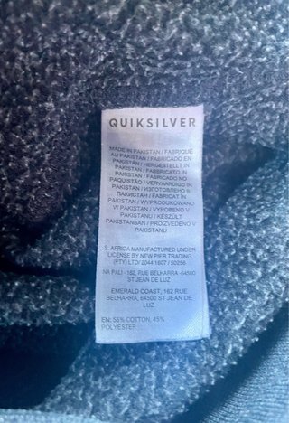 Sudadera Quiksilver Talla S