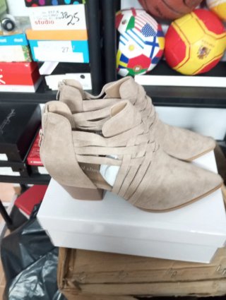Botines Beige Talla 40
