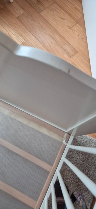 Cuna de bebé blanca