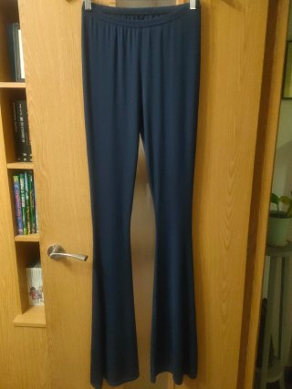Pantalón largo azul mujer
