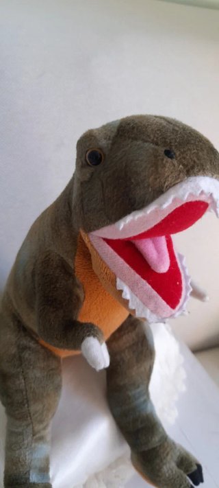 Peluche Dinosauro T-Rex Globo Legnoland Vintage