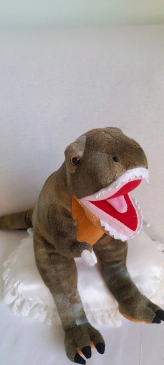 Peluche Dinosauro T-Rex Globo Legnoland Vintage