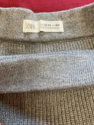 Falda punto gris Zara Kids 13-14 años / 32-34