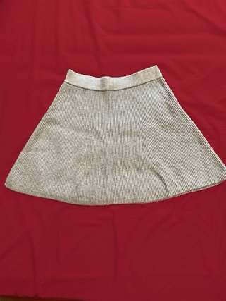 Falda punto gris Zara Kids 13-14 años / 32-34