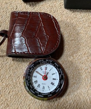 Orologio da viaggio con custodia