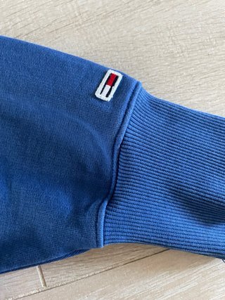 Felpa Tommy Jeans Uomo Blu