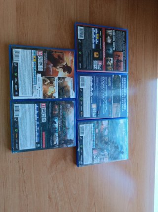 Pack 5 Juegos PS4: Red Dead, Witcher, Tomb Raider,