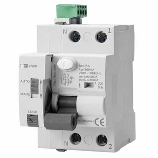 Diferencial autorrearmable 25A 300MA 2P