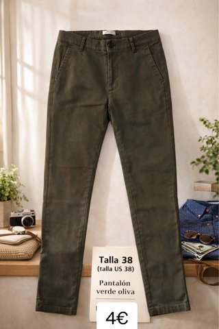 Pantalón Sfera Talla M Verde Oliva