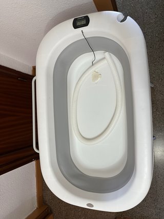 Bañera bebé con termómetro