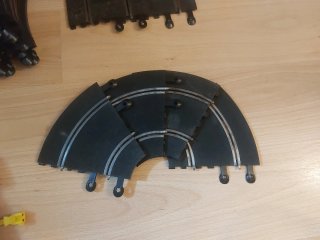 Lote Scalextric: Pistas, Mandos y Enchufe