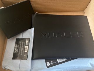 Mugler Cartera y Neceser Negro