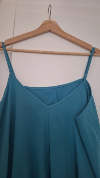 Vestido largo azul