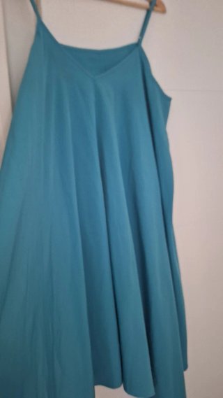 Vestido largo azul