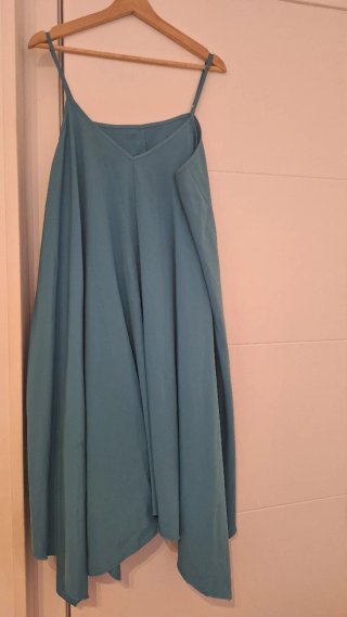 Vestido largo azul