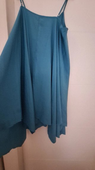 Vestido largo azul