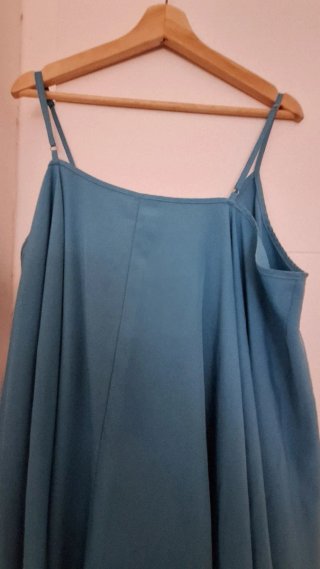 Vestido largo azul