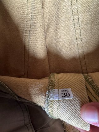Vintage 90s Armani Jeans yellow size S mom fit