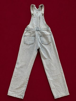 Peto vaquero Pull&Bear azul claro talla S