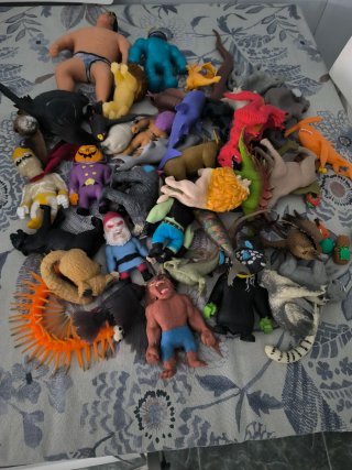 Lote Juguetes Estirables Figuras Varias