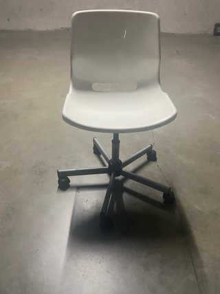 Silla de estudio blanca + asiento extra regulable