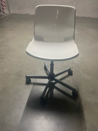 Silla de estudio blanca + asiento extra regulable