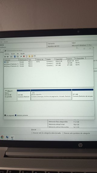 Portátil HP 14" i5-1145G7 16GB 1TB
