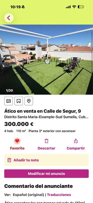 Atico en cubelles