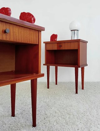 2 mesitas de noche MID CENTURY | Francia 60