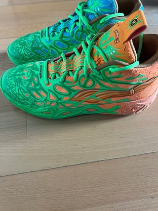 Zapatillas Baloncesto Puma LaMelo Green/Orange