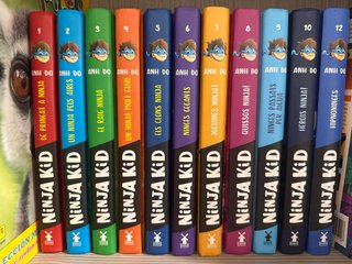 Colección Ninja Kids. Libros del 1-10 y el 12.