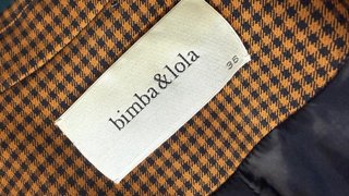 Americana Bimba y Lola cuadros marrón