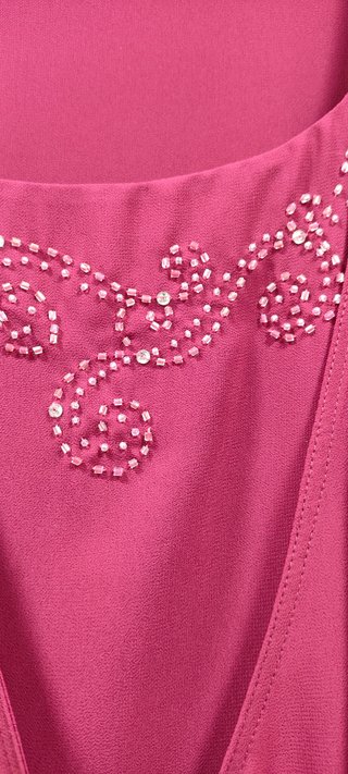 Vestido de ceremonia frambuesa
