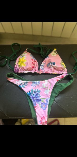 Costume da bagno bikini stampa leopardata