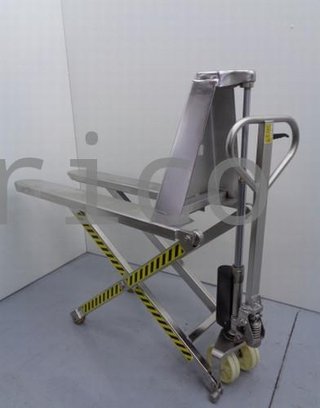 Transpaleta Tijera Inoxidable - 1000 Kg