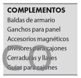 Conjunto Taller 5 Módulos S/Madera Alyco