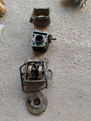 Piezas de motor de moto