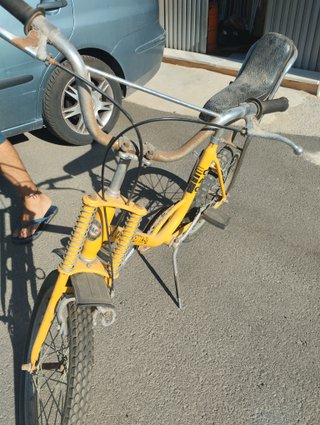 Bicicleta Motoretta-2 G.A.C. Amarilla